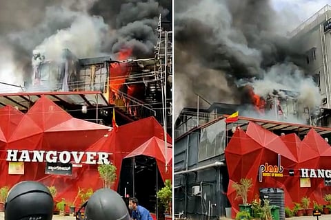 Hangover fire