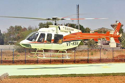 Heli-taxi takes off, users reach B’luru airport from Electronic City in 15 min