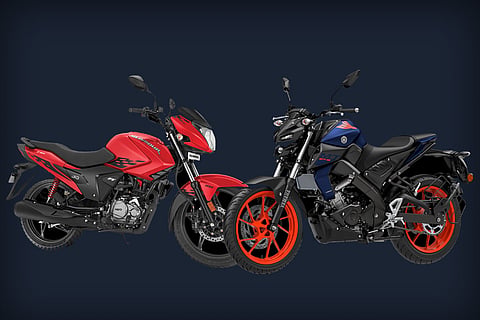 Hero MotoCorp & Yamaha bikes