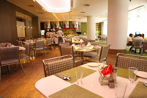 Hotel dining lobby 