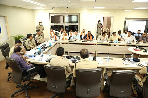 Hyderabad police with Hindu organisations ahead of Bakrid 