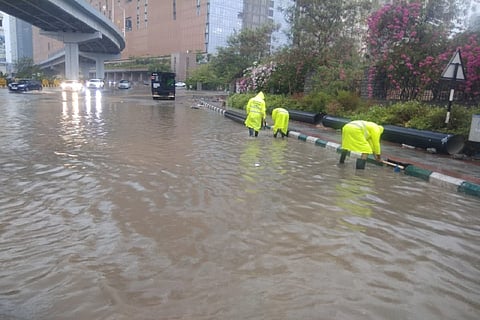 Rains were predicted by the Indian Metrological Department (IMD) on Sunday