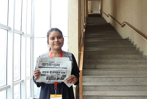 This is Chandni, a street kid-turned-newspaper editor, all of 18 years old