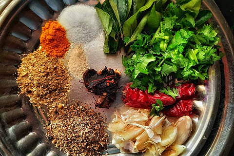Rasam ingredients 