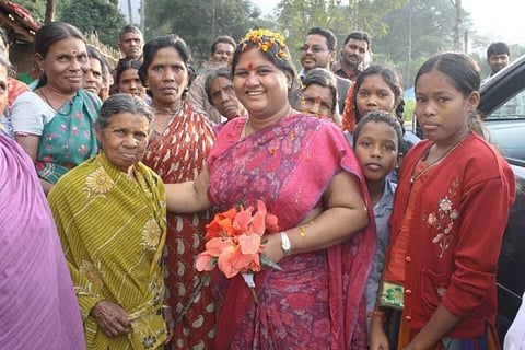 Araku MP Kothapalli Geetha launches Jana Jagruti Party in Vijayawada