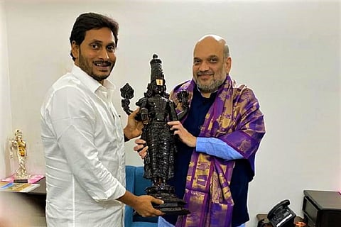 Andhra CM Jagan calls on Amit Shah over Disha Act, seeks BJP help for Parliament nod