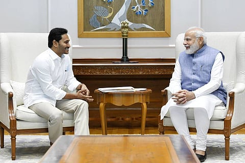 Andhra Pradesh CM Jagan meets PM Modi