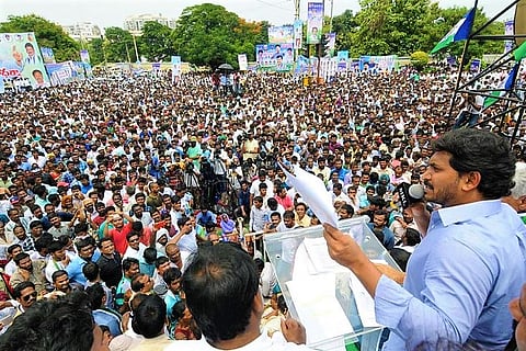 Vizag land scam: Jagan lashes out at CM Naidu, demands CBI probe