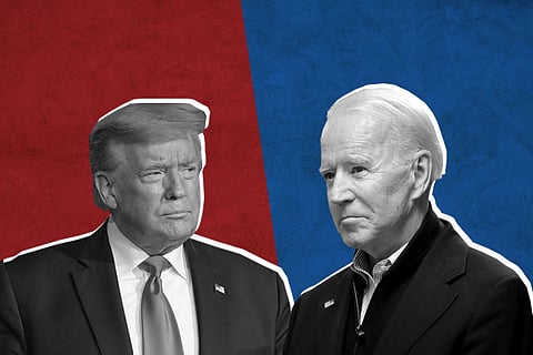Donald Trump and Joe Biden 