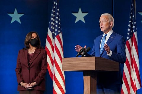 Joe Biden and Kamala Harris 