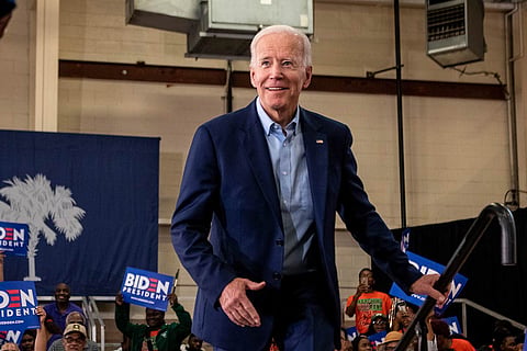 A file photo of Joe Biden