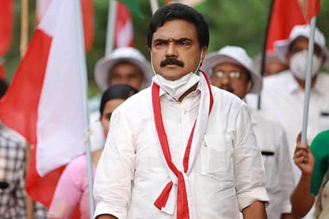 Jose K Mani in a rally
