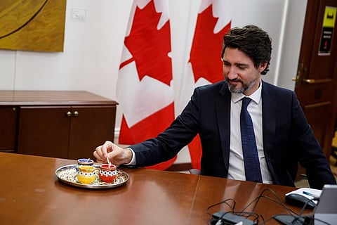 A file photo of Justin Trudeau