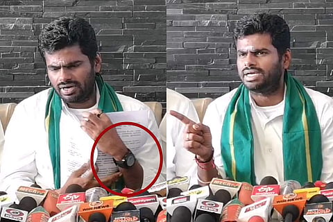 TN BJP President K Annamalai