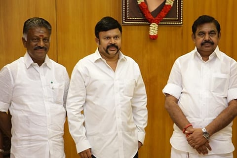 After being sacked a year ago, KC Palanisamy re-inducted in AIADMK