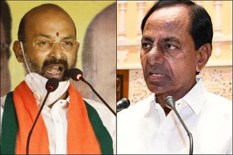 Bandi Sanjay and Telangana CM KCR