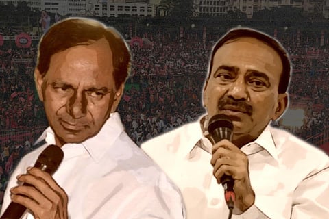 Telangana CM KCR and former Health Minister Eatala Rajender