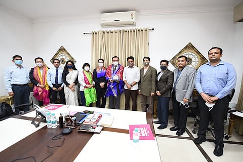 KTR meets delegation from TECC in Hyderabad