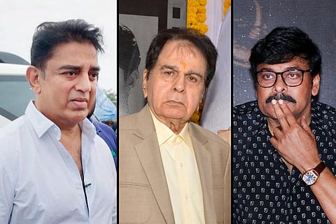  Kamal Haasan, Dilip Kumar and Chiranjeevi 