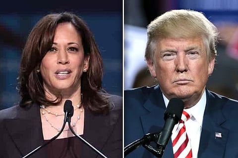 Kamala Harris and Donald Trump