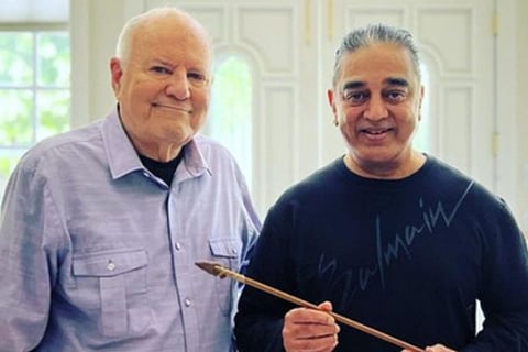Kamal Haasan meets long-time friend, Academy Award winner Mike Westmore