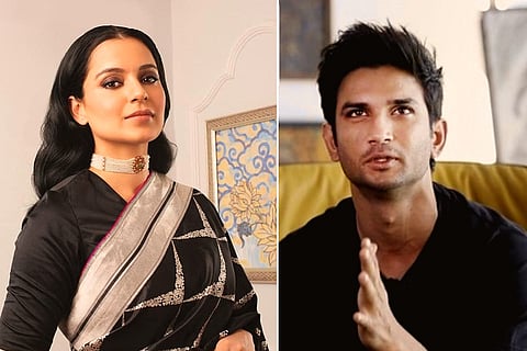 Kangana Ranaut and Sushant Singh Rajput