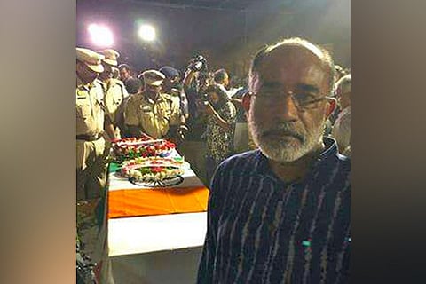 ‘What a shame’: Union MoS Alphons lambasted for posting picture near martyr’s coffin