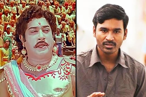 Sivaji Ganesan and Dhanush