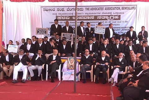 Karnataka HC lawyers go on week-long hunger strike over judicial vacancies