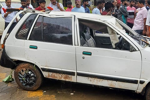 The recovered car
