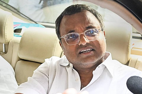 Karti Chidambaram who said Parliamentary IT committee papers were seized in CBI raid 