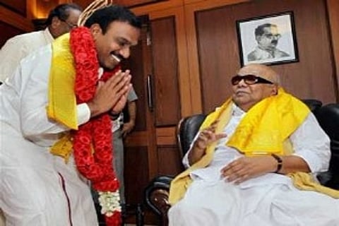 Raja writes to Karunanidhi: Who’ll punish those who tainted your image?