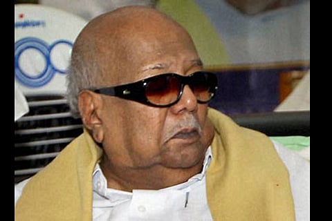 DMK Chief Karunanidhi hospitalised in Chennai for minor procedure