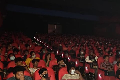Packed Kasi theatre in Chennai