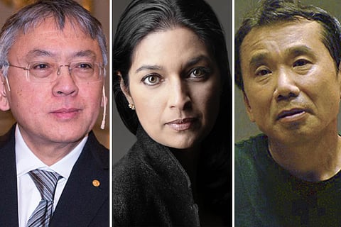 Haruki Murakami, Jhumpa Lahiri and Kazuo Ishiguro
