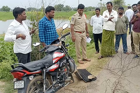 Police at the scene of crime