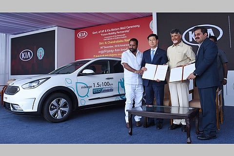 Kia Motors signs MoU with Andhra govt for future eco mobility