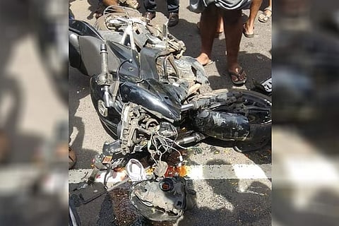 Kerala teen grievously injured after cop throws baton at moving bike