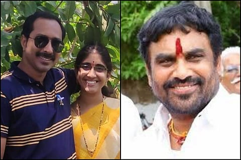 Telangana couple who died by suicide along with their daughters, and the Kothagudem TRS MLA's son Vanama Raghavendra who was accused of abetment of suicide 