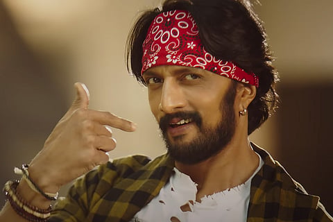 Kichcha Sudeep in the trailer of Kotigobba 3