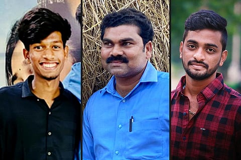 Actors Jai Krishna, M Anjaiah and Gowtham Avula