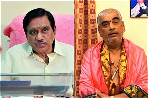 TTD chief priest 'tarnished' the temple's image: TDP leaders lash out at Deekshitulu 
