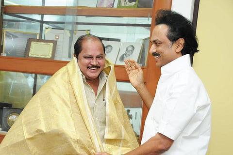 Ku Ka Selvam and MK Stalin 