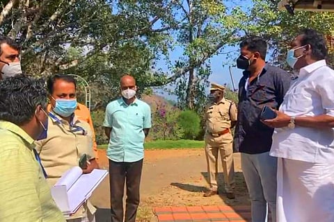 Land survey blocked