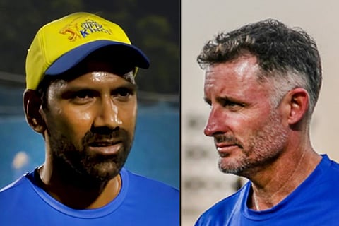 CSK coaching staff Hussey and Balaji in isolation after being air-lifted to Chennai