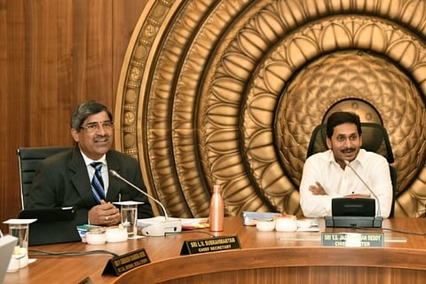 In unusual move, Andhra Chief Secretary LV Subrahmanyam transferred