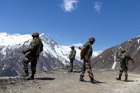Soldiers in India