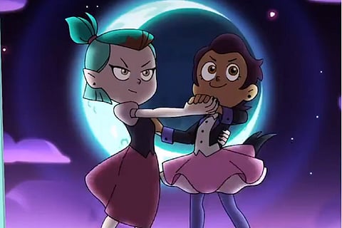 Luz and Amity from The Owl House 