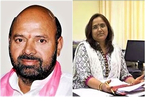 TRS MLA encroaches water body in Jangaon, Collector takes him head on 
