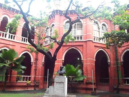 Chennai law college students protest against alleged shifting of venue